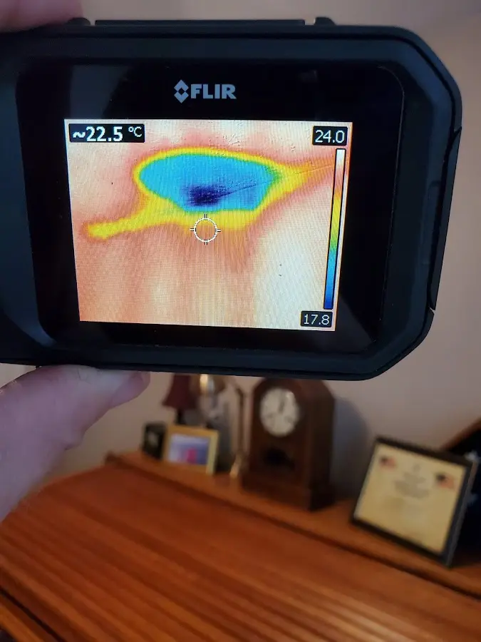Thermal imaging inspection for water damage in Northampton